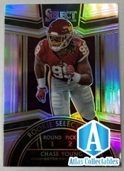 2020 Panini Select Rookie Selections Silver Prizm Chase Young #RS-2 Rookie RC